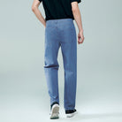 Men's Cotton Denim Mid Rise Regular Zipper Jeans - Image 7