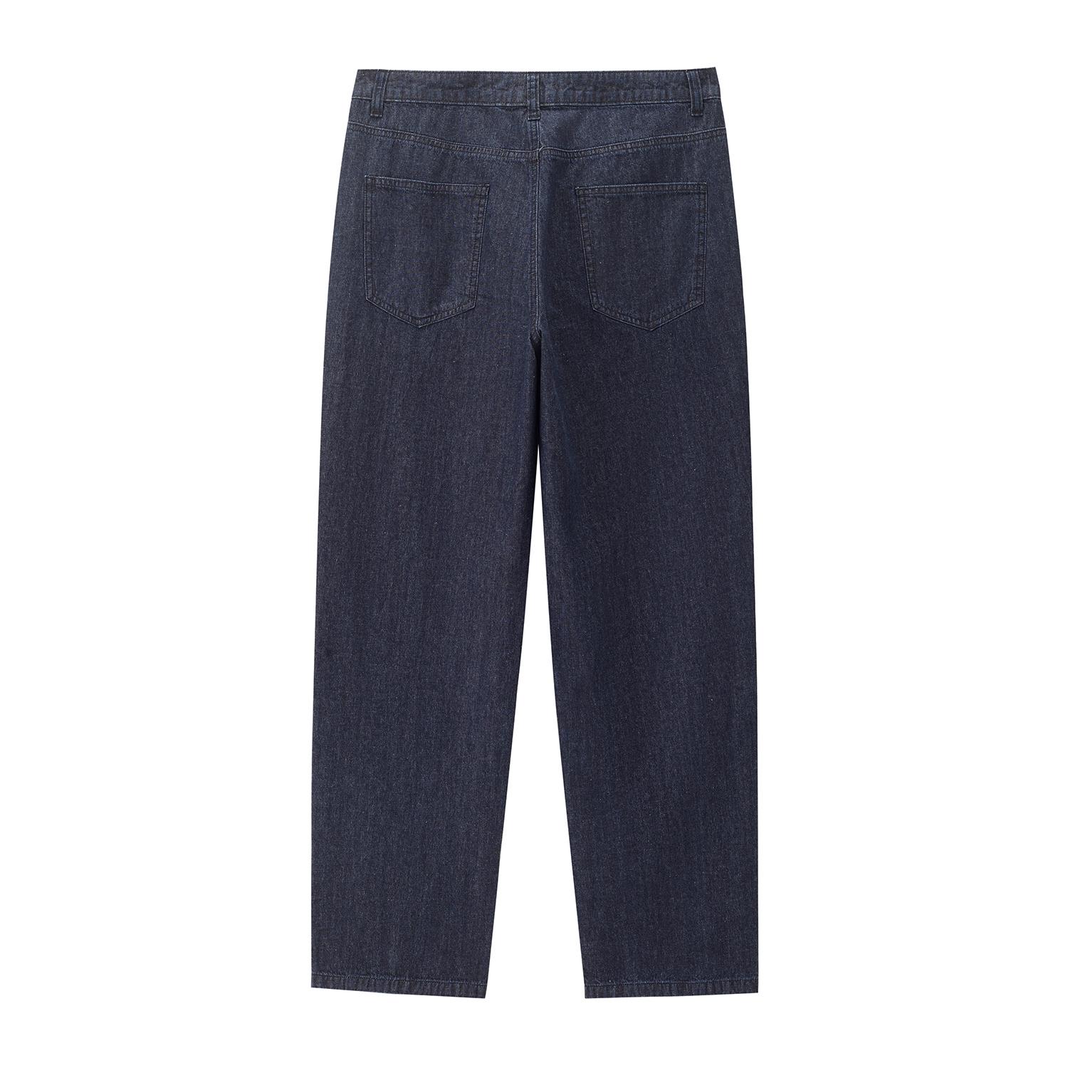 Men's Cotton Denim Mid Rise Regular Zipper Jeans - Image 9