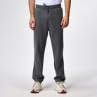 Men's French Terry Mid Rise Regular Elastic Waist Jogger - Image 1