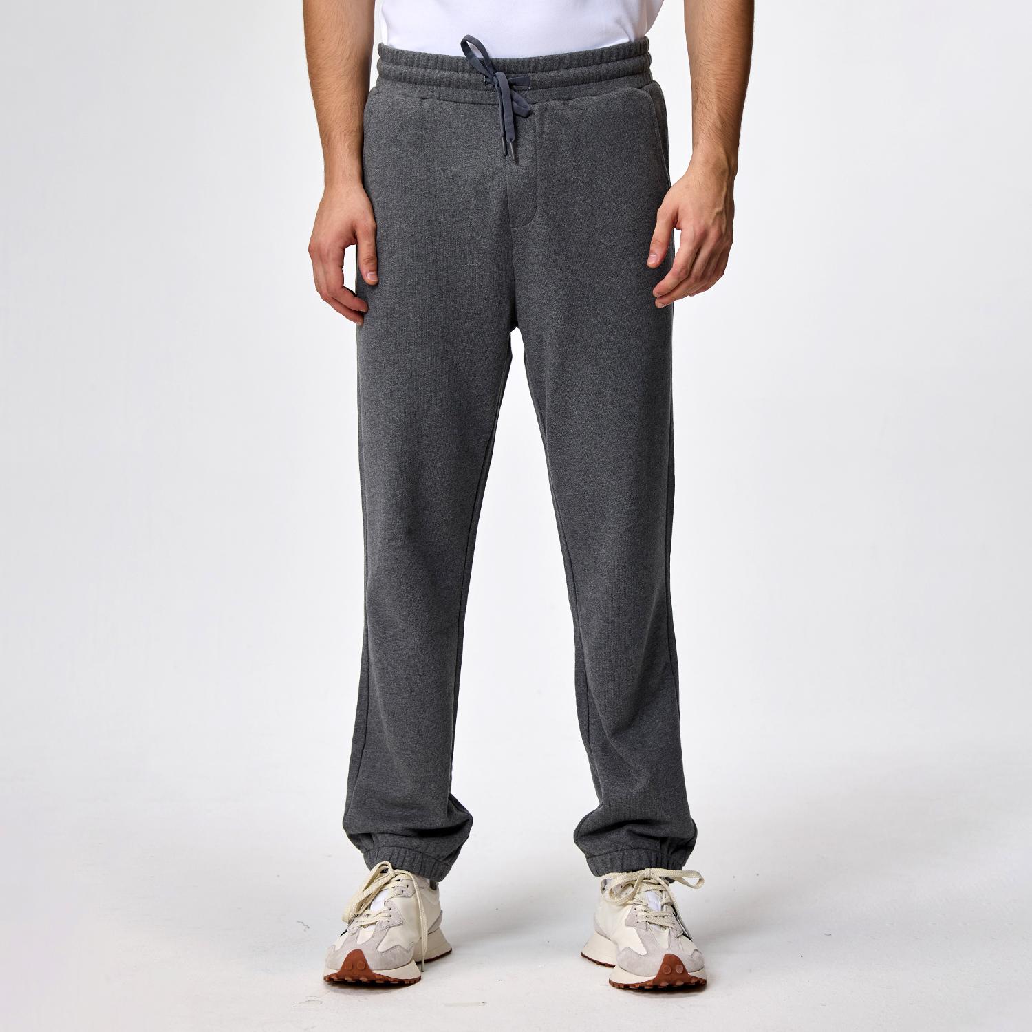 Men's French Terry Mid Rise Regular Elastic Waist Jogger - Image 1