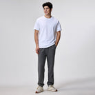 Men's French Terry Mid Rise Regular Elastic Waist Jogger - Image 4