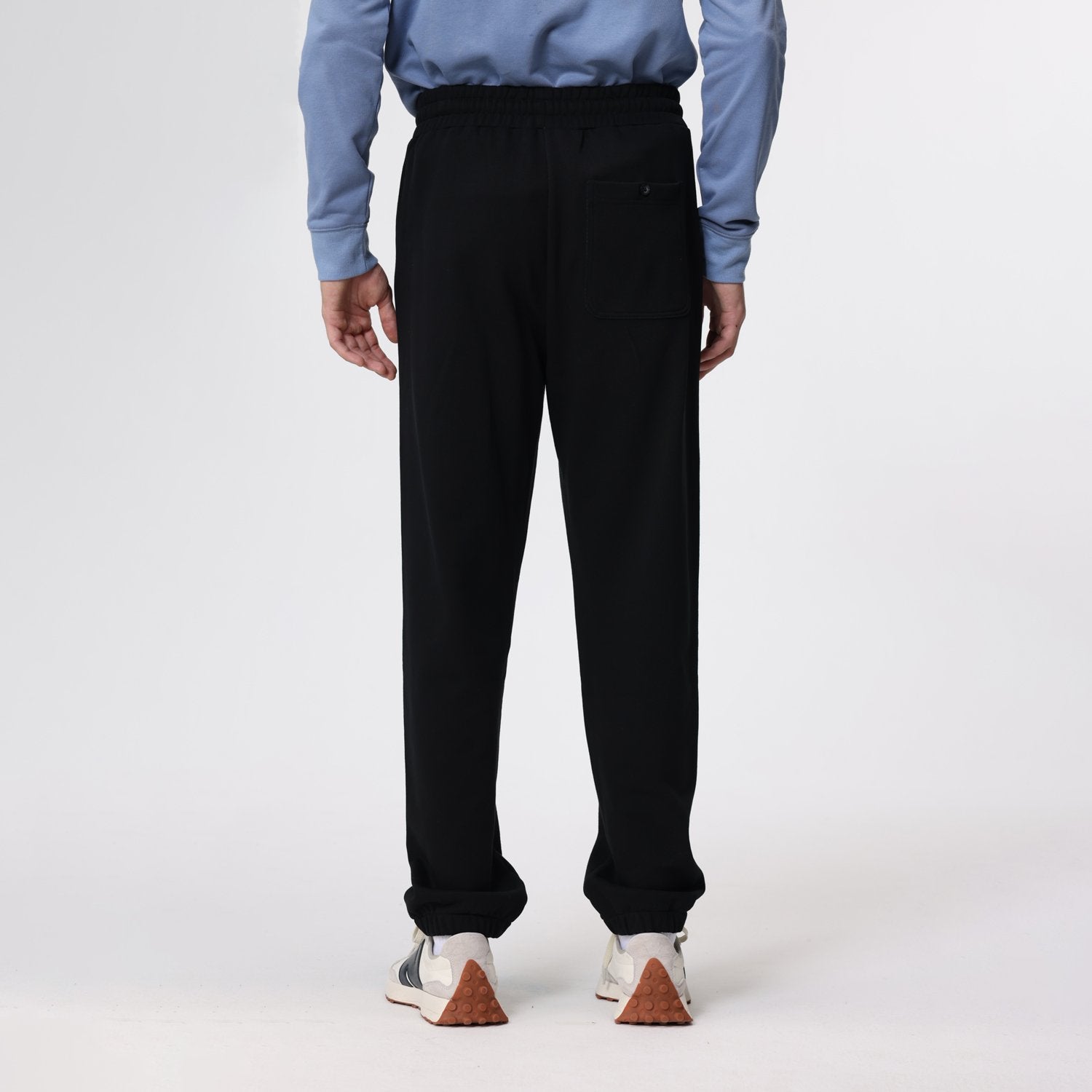Men's French Terry Mid Rise Regular Elastic Waist Jogger - Image 4