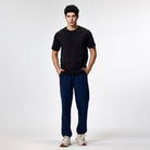 Men's French Terry Mid Rise Regular Elastic Waist Jogger - Image 2
