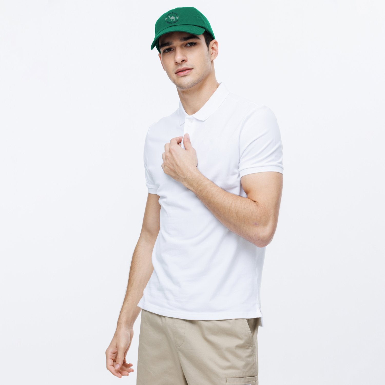 Men's Cotton Twill Saudi National Day Embroidered Cap - Image 2