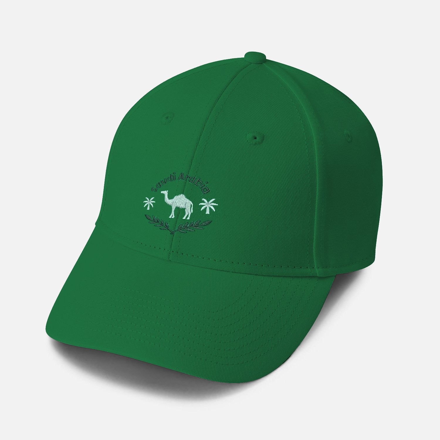 Men's Cotton Twill Saudi National Day Embroidered Cap - Image 3