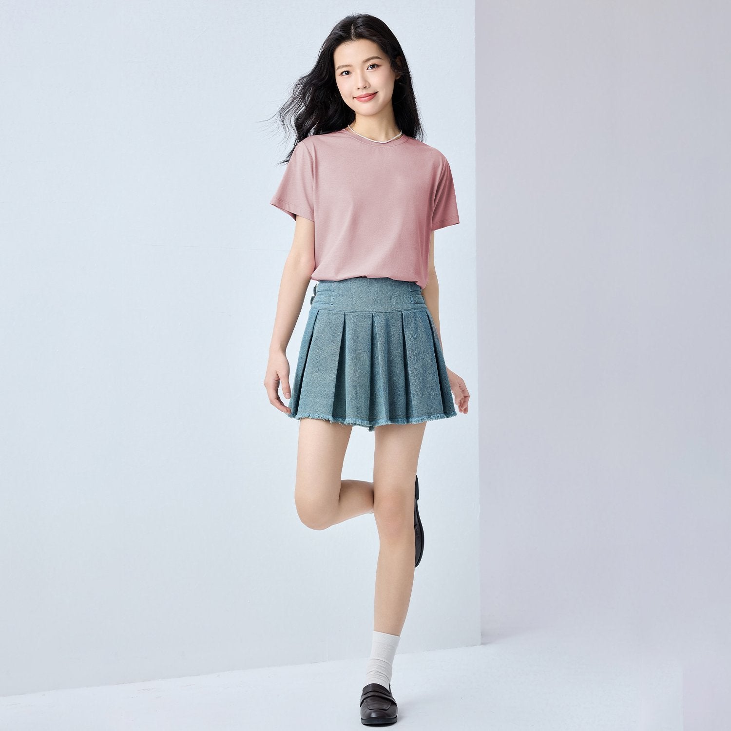 Women's Cotton Jersey Crewneck Regular Tee - Image 2