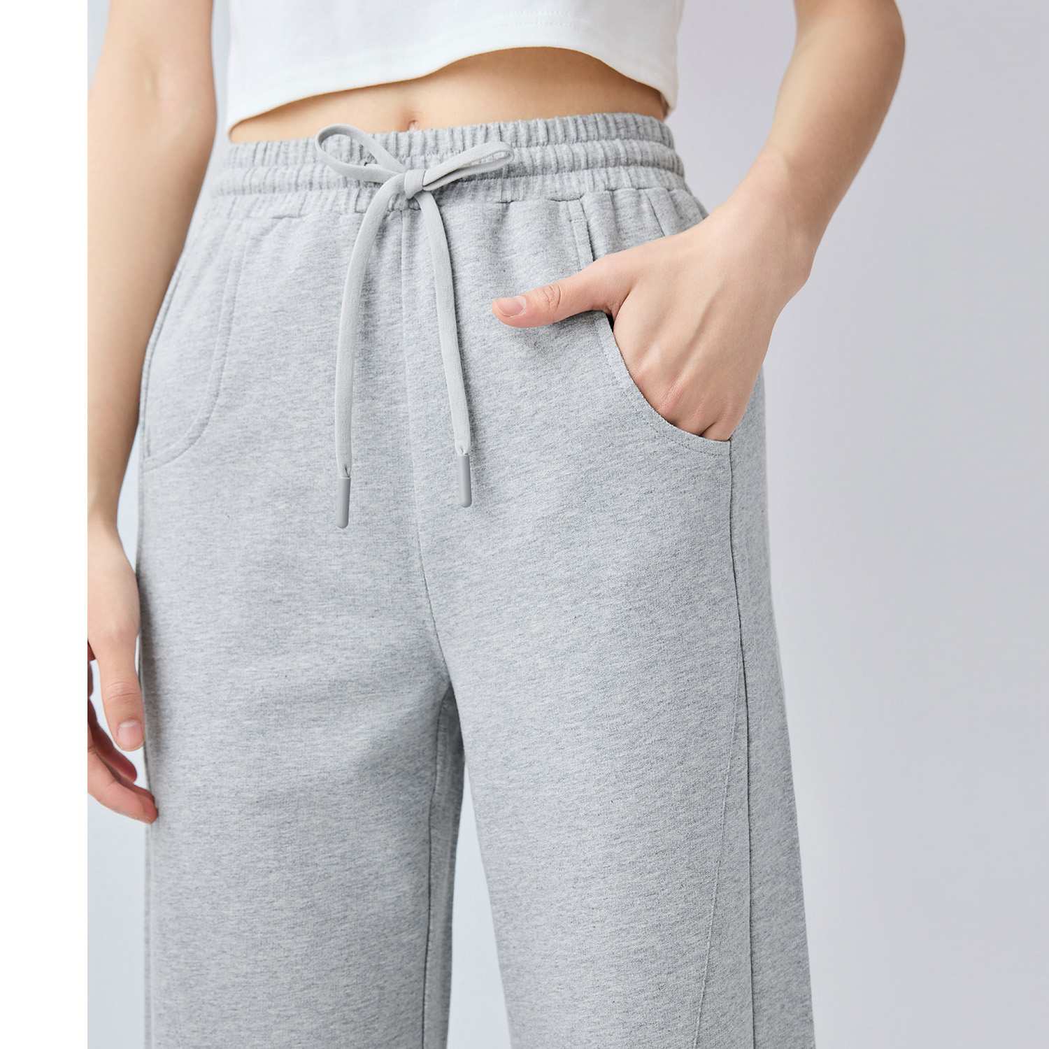 Women's Cotton Elastic Waist Pants - Image 3