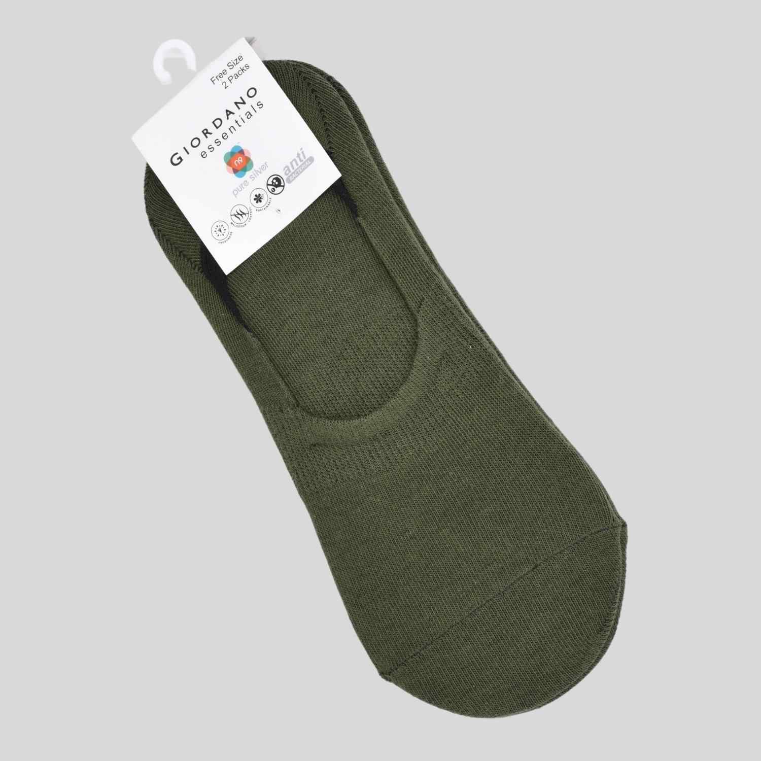 2 Pack Invisible Socks - Giordano Online