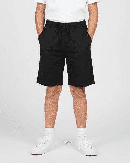 Quick buy Junior Cotton Twill Mid Rise Comfort Fit Elastic Waist Shorts