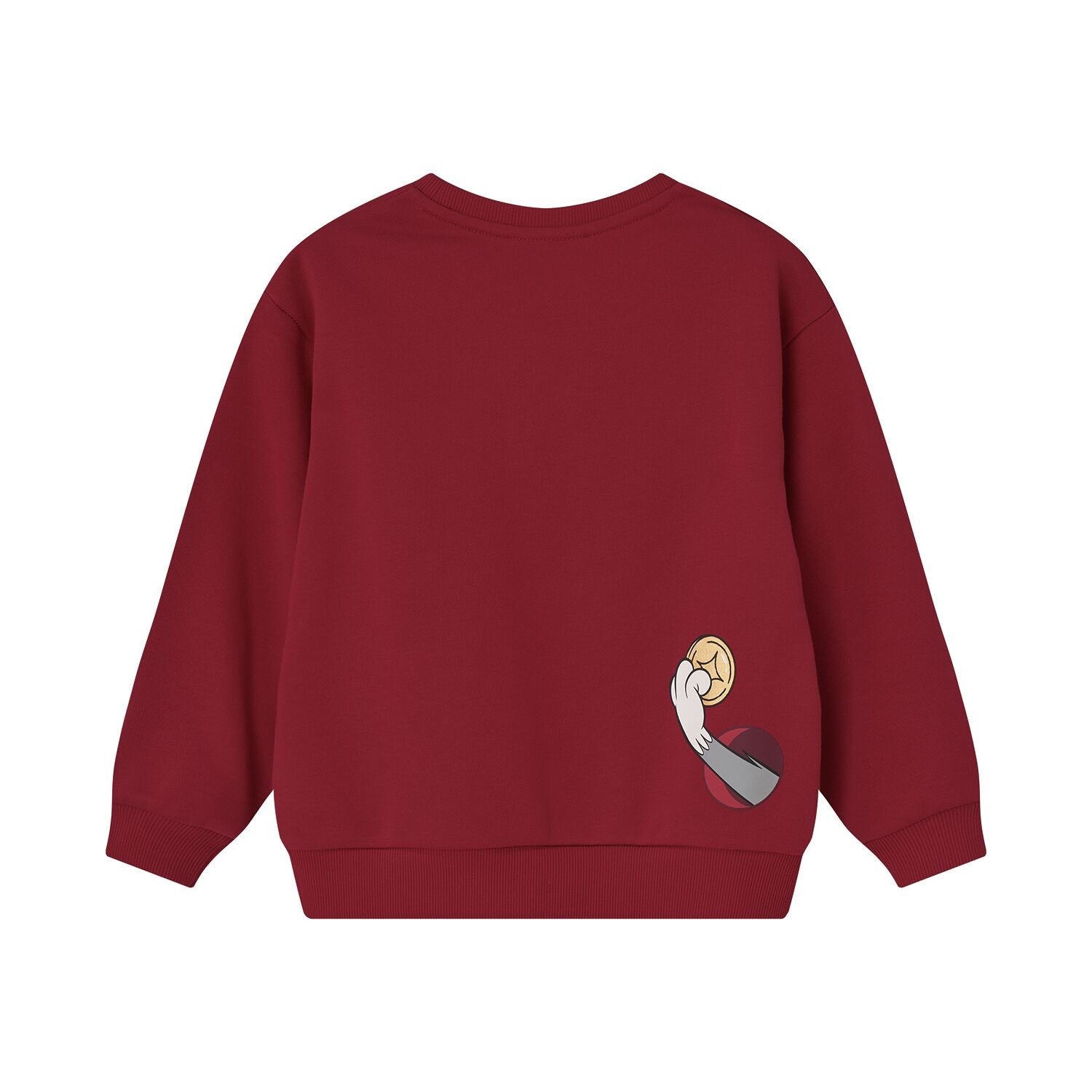 Junior French Terry Crew Neck Relaxed Sweatshirt – Tom & Jerry - Red - Giordano