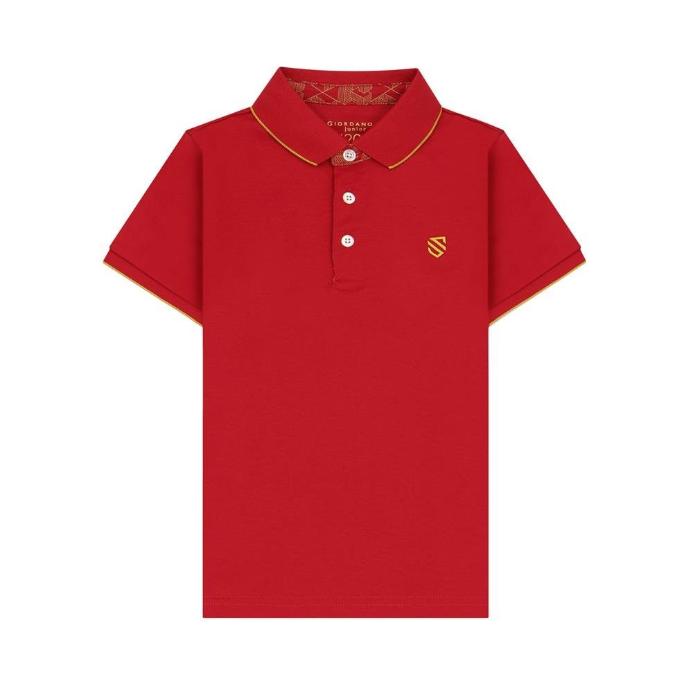 Junior Liquid Touch Badge Polo - Giordano Online