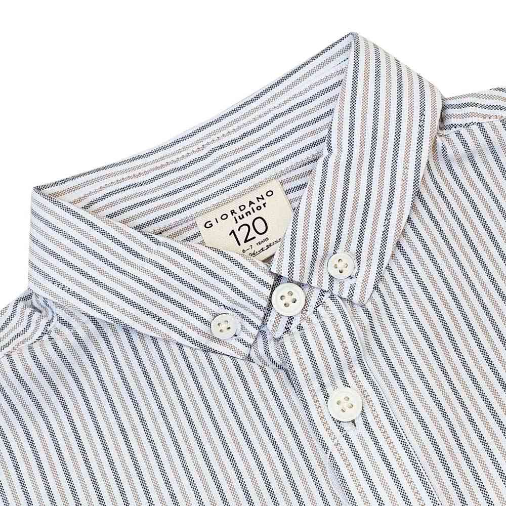 Junior Oxford Full Opening Shirt - Giordano Online