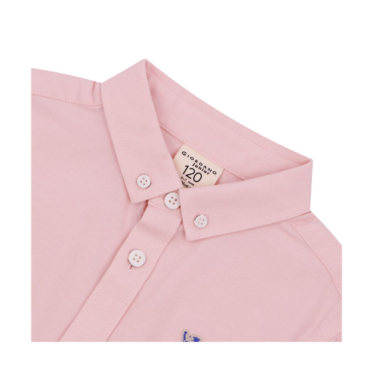 Junior Oxford Shirt - Pink - Giordano Online