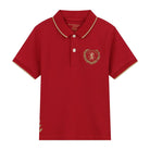 Junior Pique Woven Collar Short Sleeve Slim Fit - Giordano Online