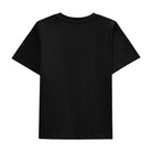 Junior Regular Fit Cotton Print T-Shirt - Black - Giordano Online