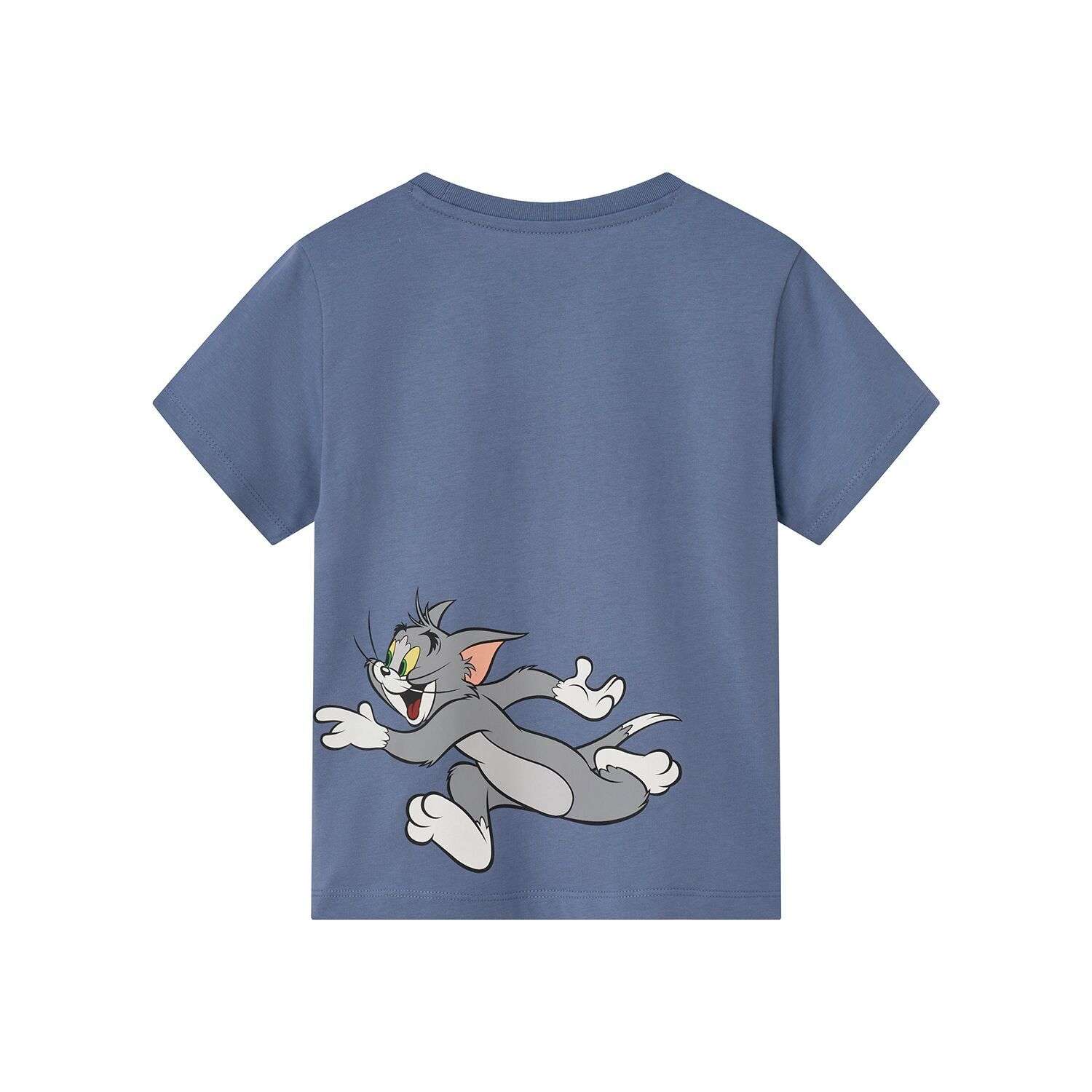 Junior Regular Fit Cotton Print Tee - Tom & Jerry - Blue - Giordano