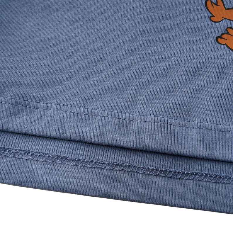 Junior Regular Fit Cotton Print Tee - Tom & Jerry - Blue - Giordano