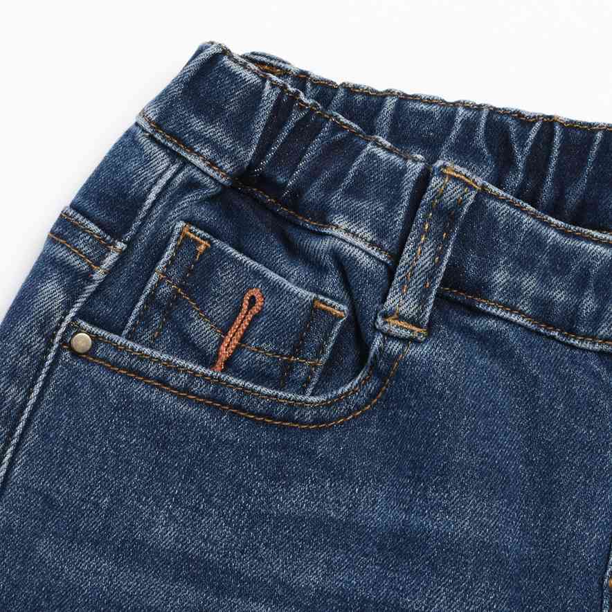Junior Regular Tapered Elastic Waist Jeans - Giordano