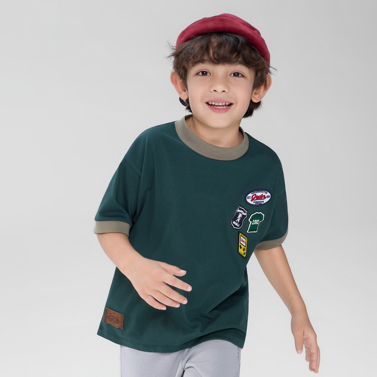 Junior Relaxed Embroidered T-Shirt - Giordano Online