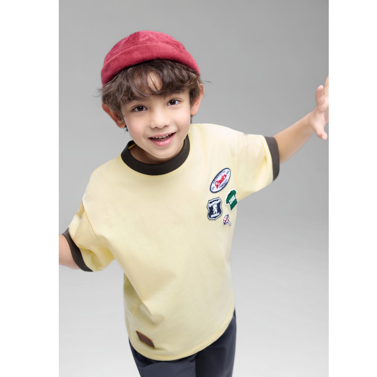 Junior Relaxed Embroidered T-Shirt - Giordano Online