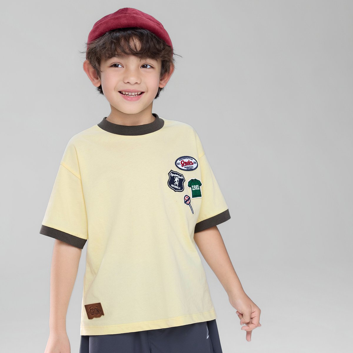 Junior Relaxed Embroidered T-Shirt - Giordano Online