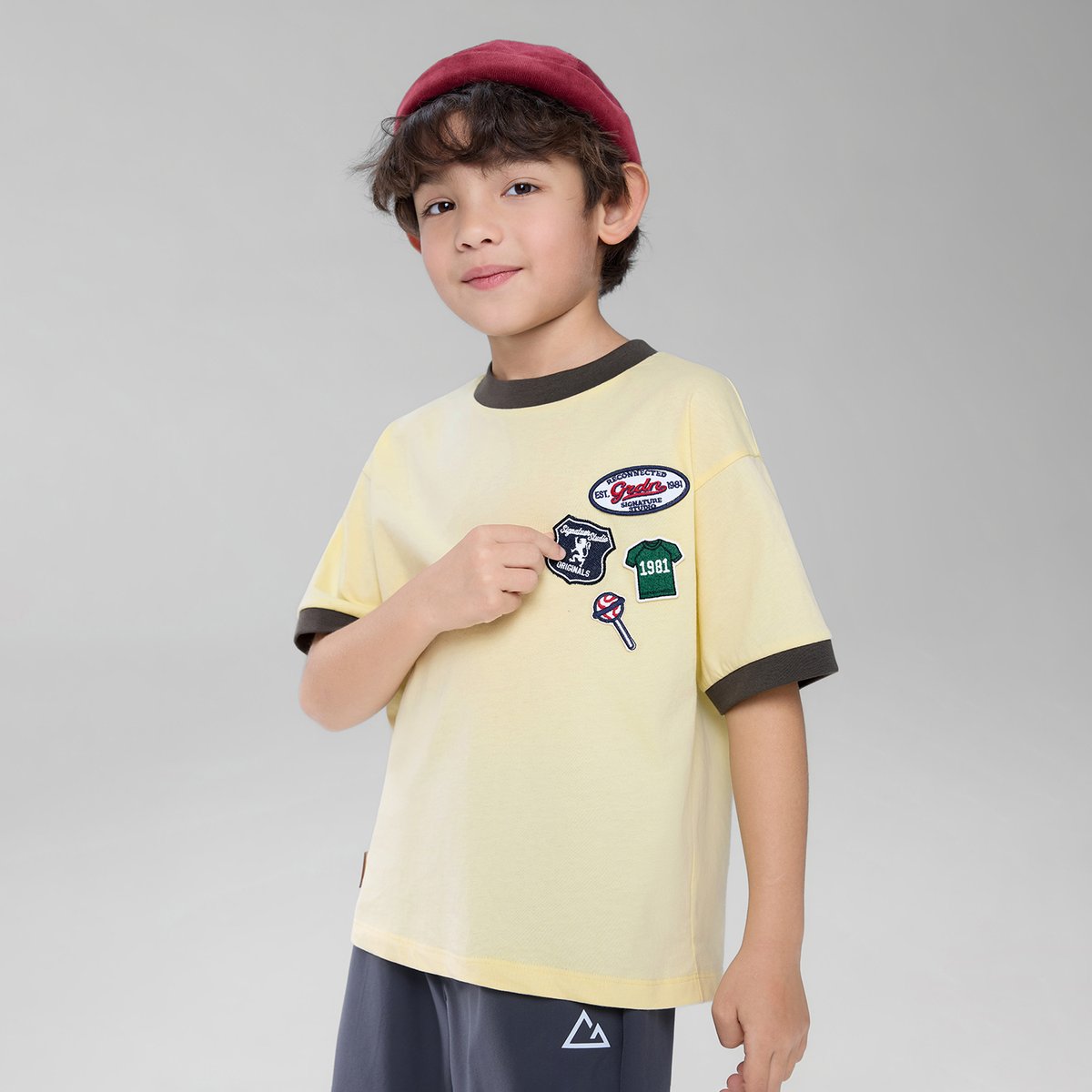 Junior Relaxed Embroidered T-Shirt - Giordano Online