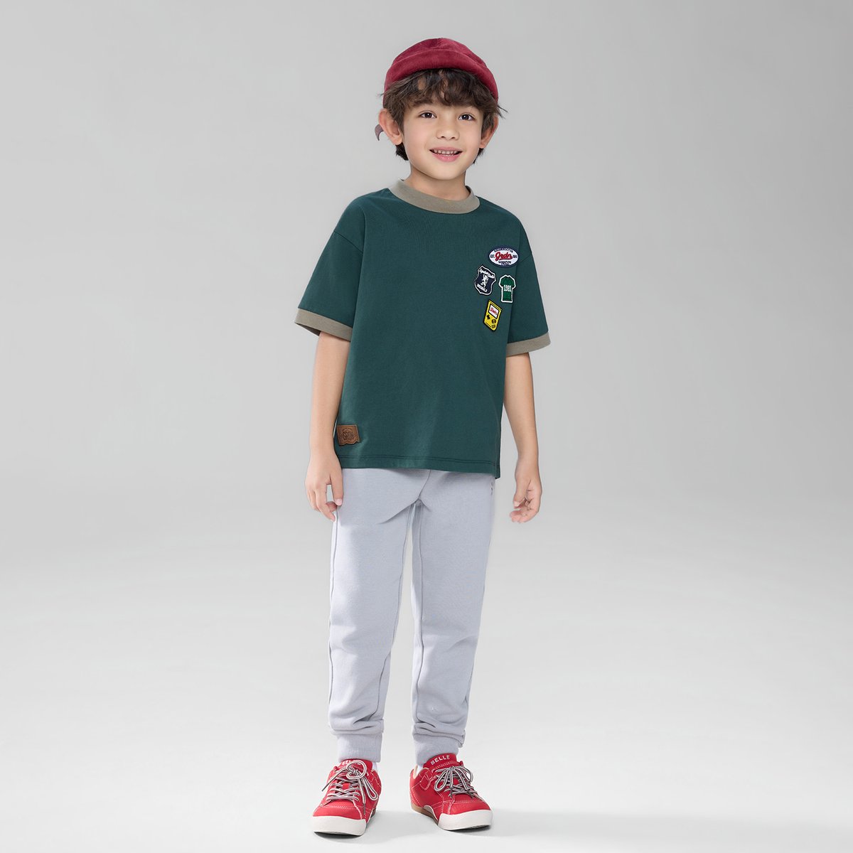 Junior Relaxed Embroidered T-Shirt - Giordano Online