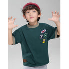 Junior Relaxed Embroidered T-Shirt - Giordano Online
