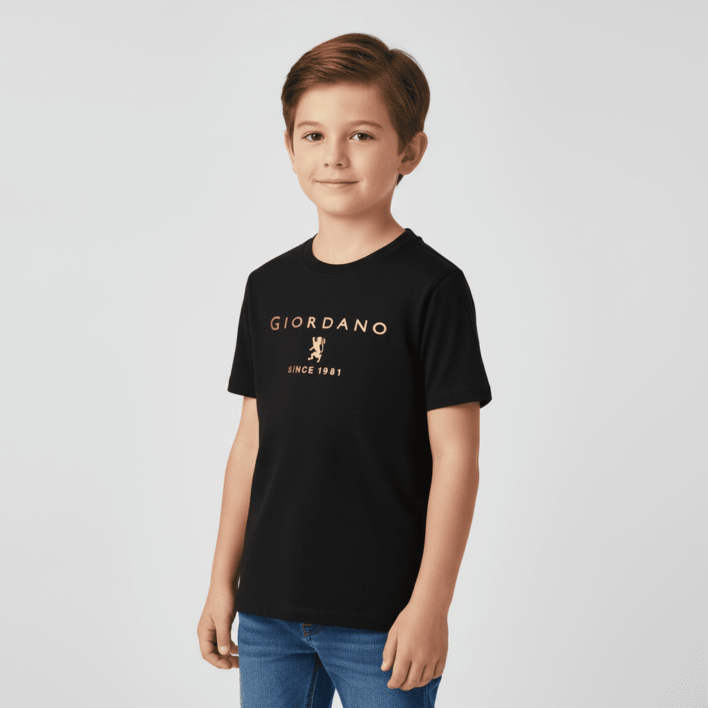 Junior Signature Print Tee - Giordano Online