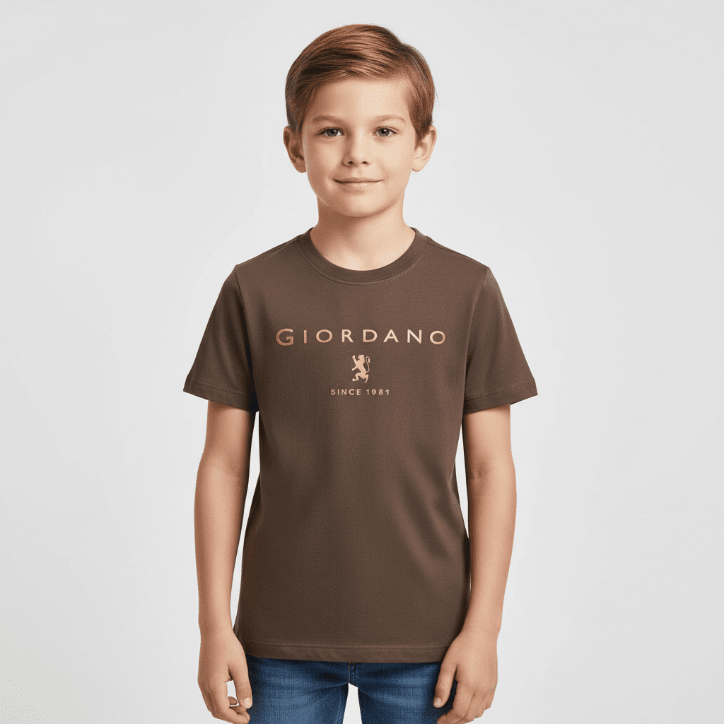 Junior Signature Print Tee - Giordano Online