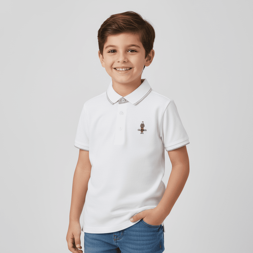 Junior's Classic Club Short Sleeve Slim Fit Polo - Giordano Online