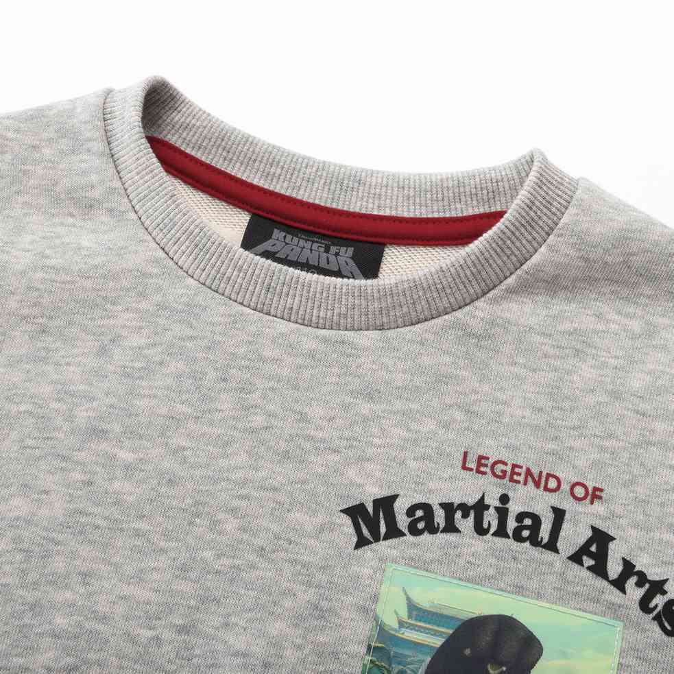 Junior's Comfort Fit Kung Fu Panda Print Sweatshirt - Giordano