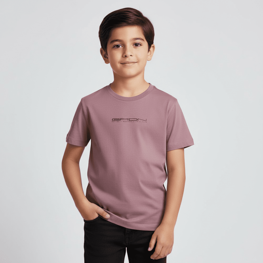 Junior's Comfort Fit Urban Outdoor Print Tee - Purple - Giordano Online