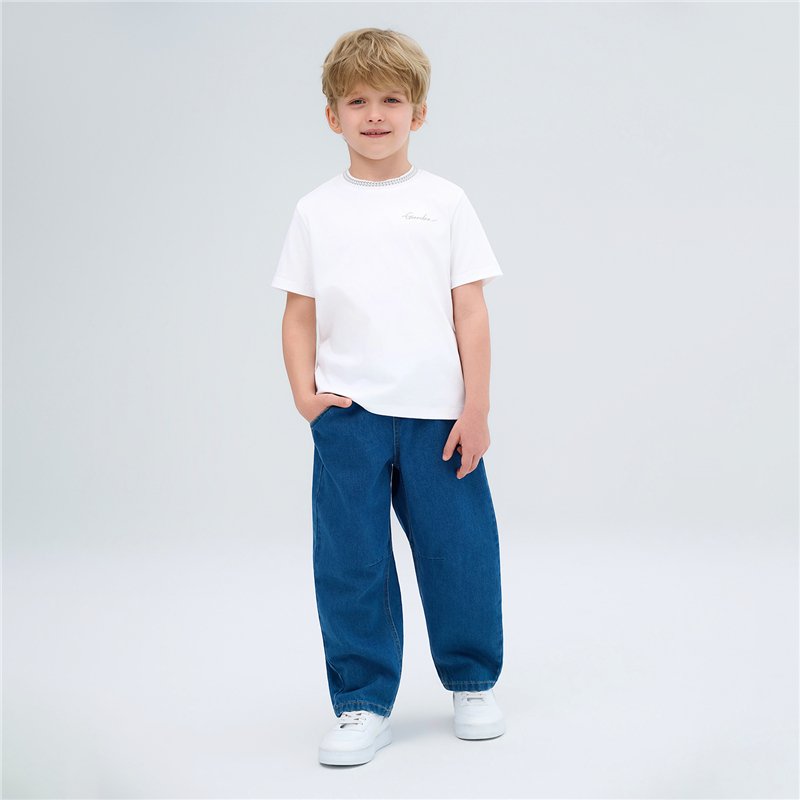 Junior's Cotton Interlock Crew Neck Tee - Giordano Online