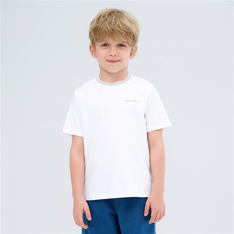 Junior's Cotton Interlock Crew Neck Tee - Giordano Online
