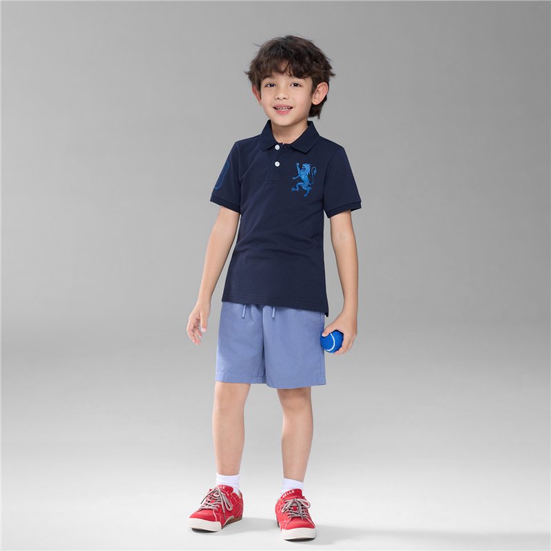Junior's Cotton Twill Drawstring Shorts with Elastic Waist - Giordano Online