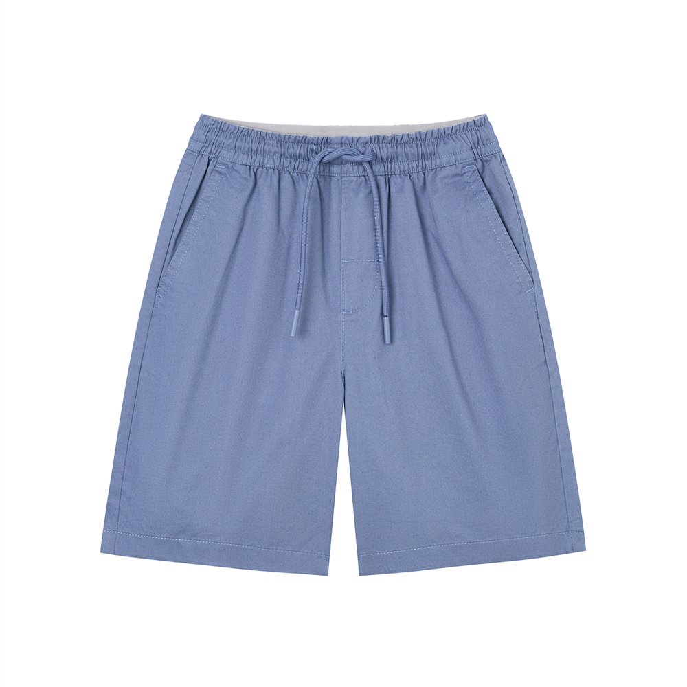 Junior's Cotton Twill Drawstring Shorts with Elastic Waist - Giordano Online