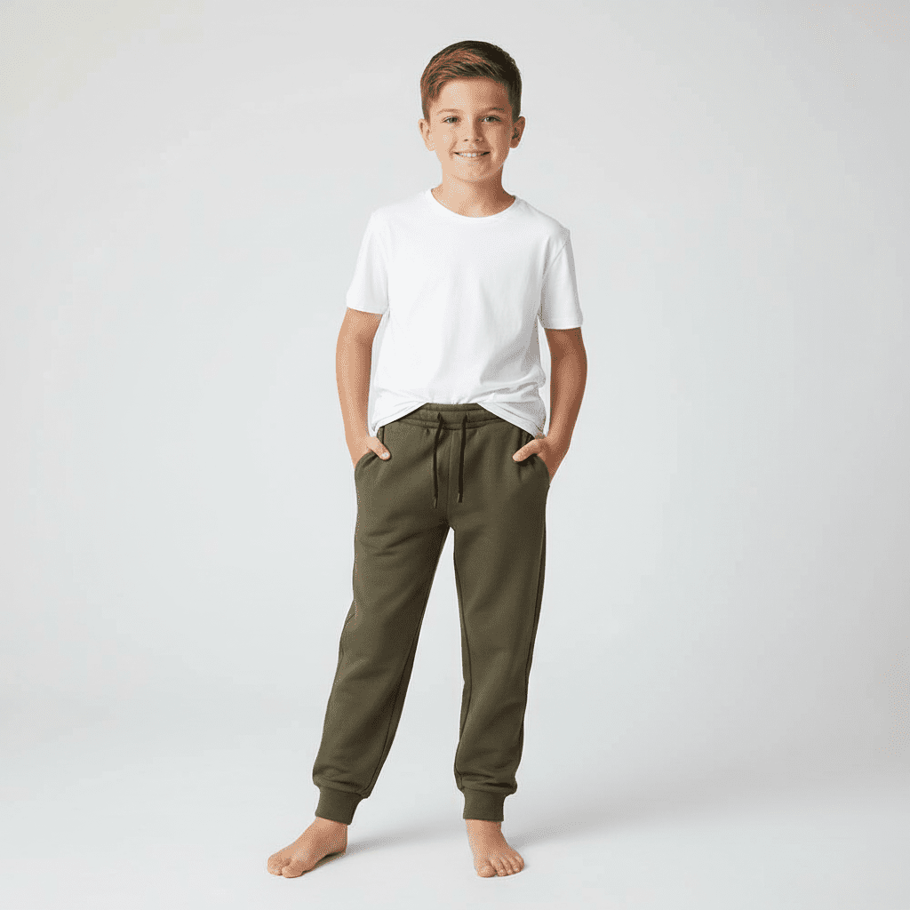 Junior's French Terry Elastic Waist Jogger - Giordano Online