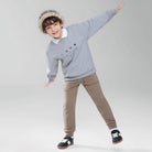 Junior's Interlock Crew Neck Relaxed Print Sweatshirt - Giordano Online