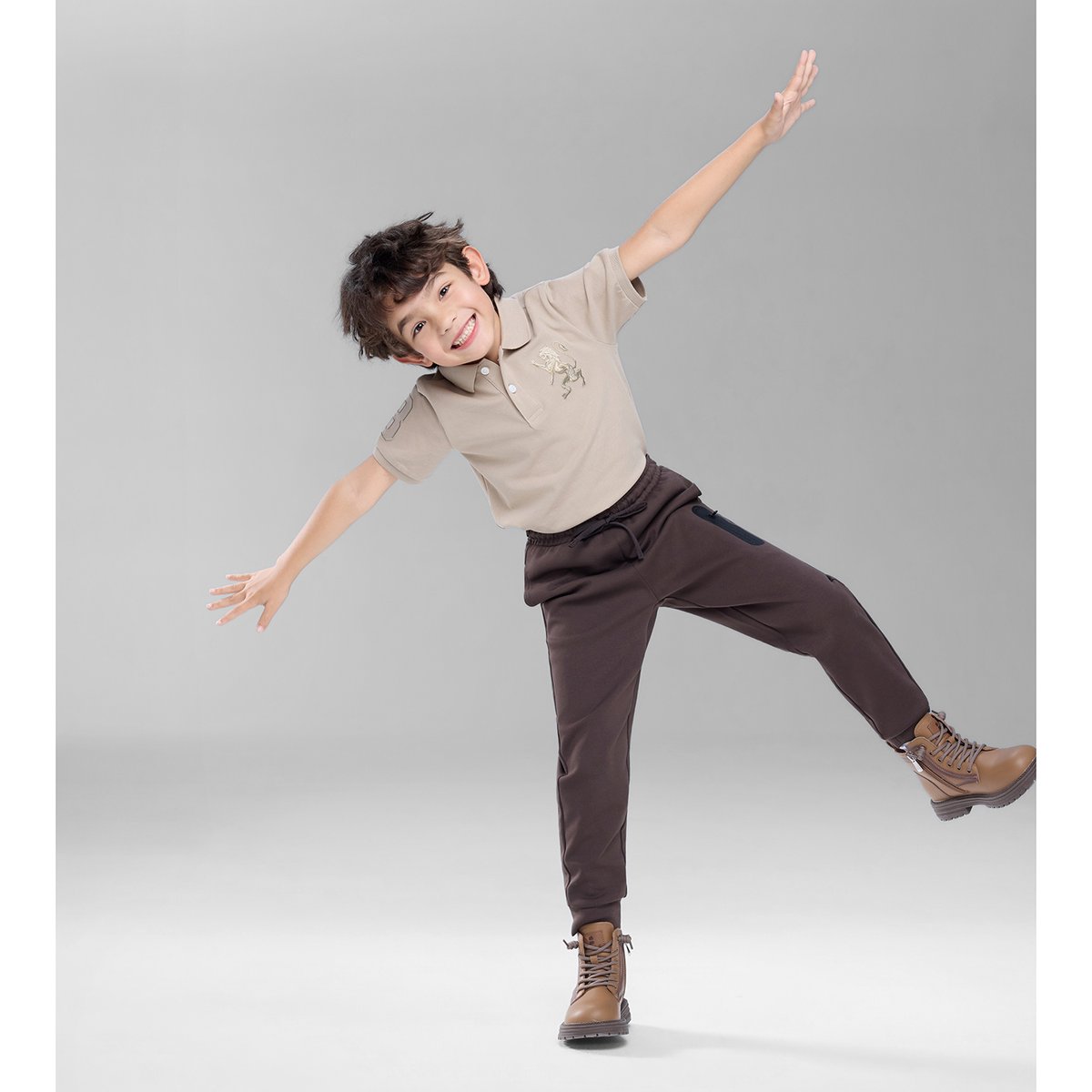 Junior's Interlock Regular Taper Elastic Waist Jogger - Giordano Online