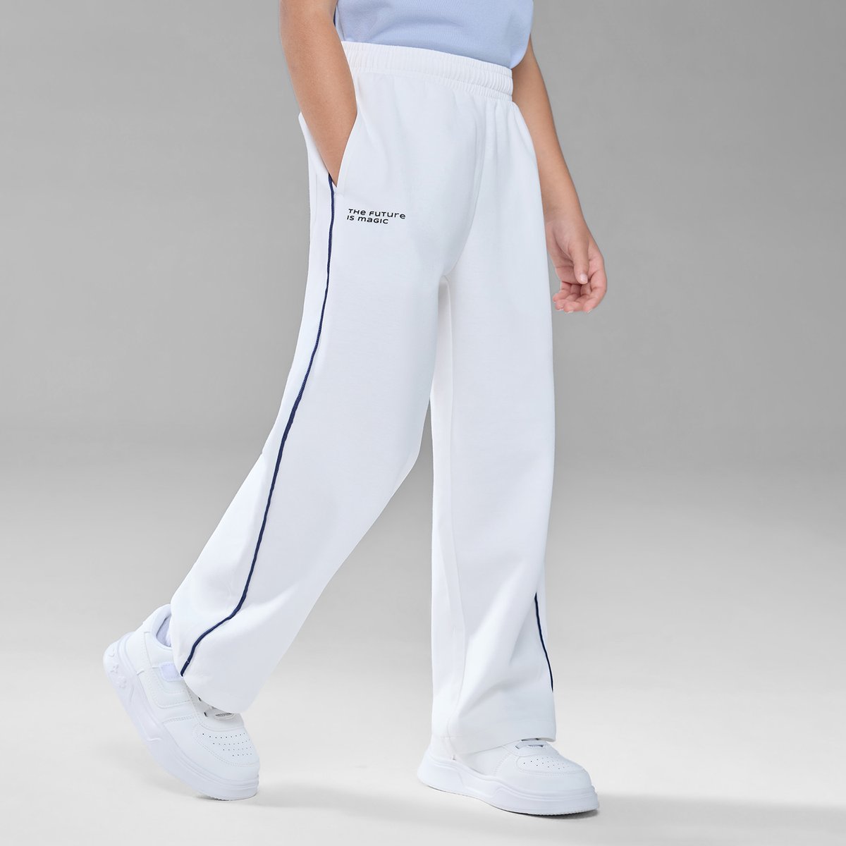 Junior's Interlock Relaxed Straight Sweat Pants - Giordano Online