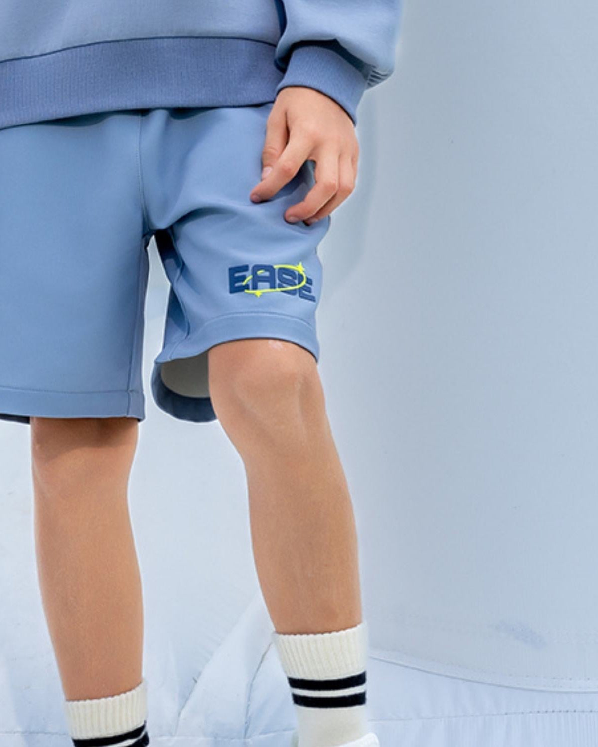 Quick buy Junior's Mid Rise Regular Straight Elastic Waist Shorts