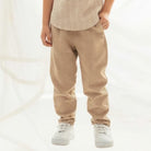 Junior's Regular Fit Linen Cotton Cropped Pants - Giordano Online