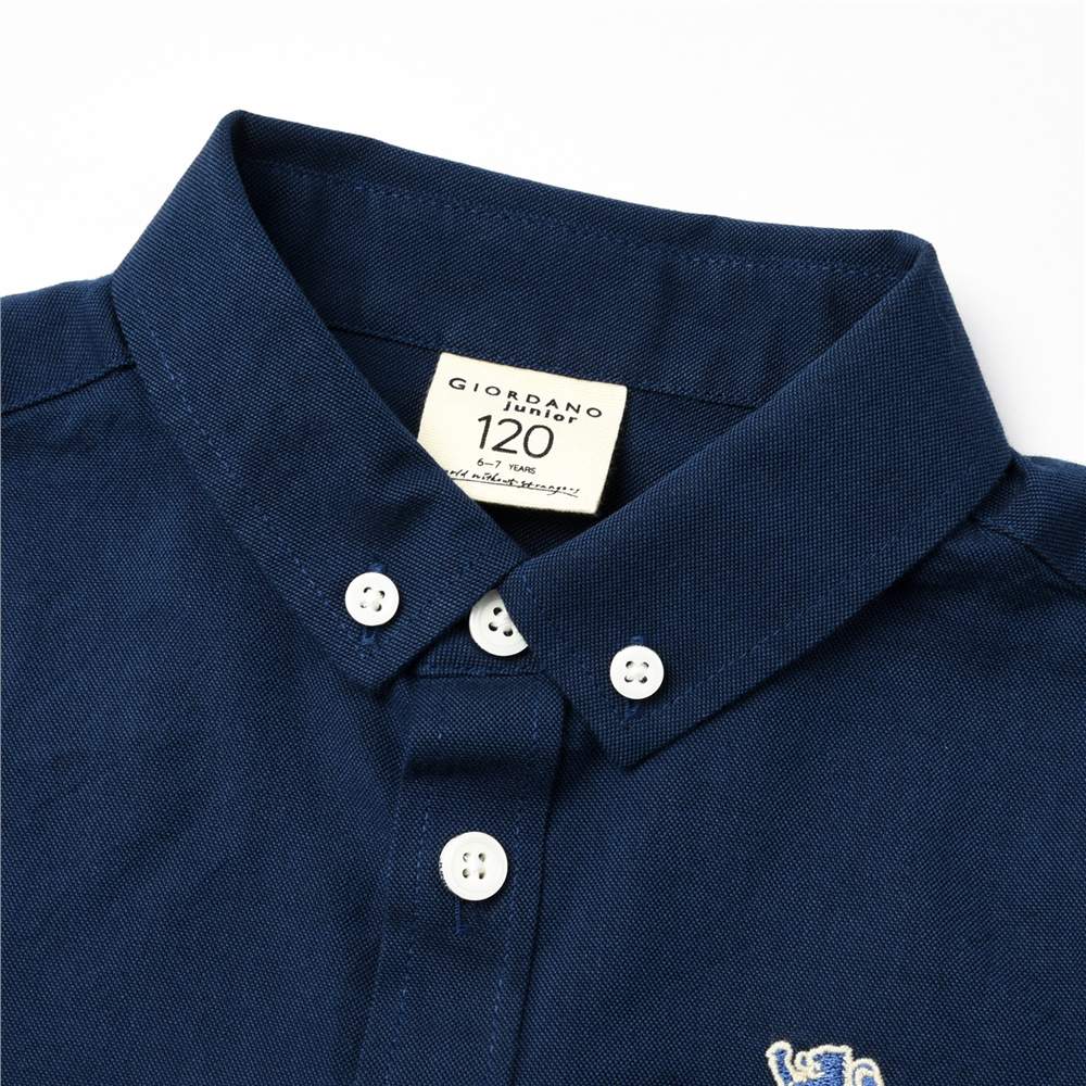 Junior's Regular Fit Oxford Shirt - Giordano Online
