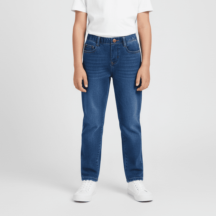 Junior's Regular Taper Stretch Denim Jeans - Giordano Online