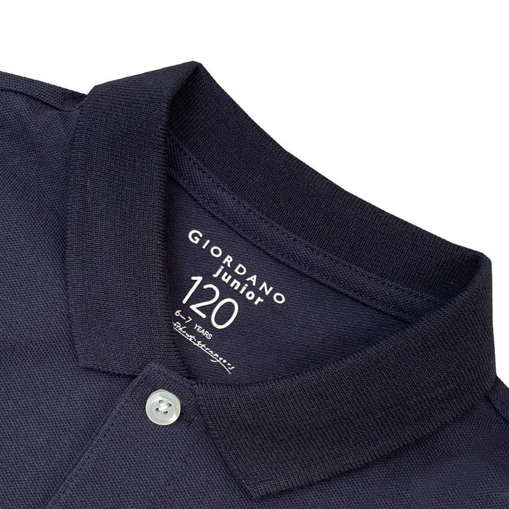 Junior's Slim Fit Embroidery Bold Polo - Giordano Online