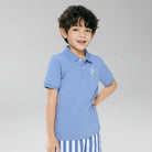 Junior's Slim Fit Lion Embroidered Cotton Polo - Giordano Online