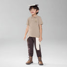 Junior's Slim Fit Lion Embroidered Cotton Polo - Giordano Online