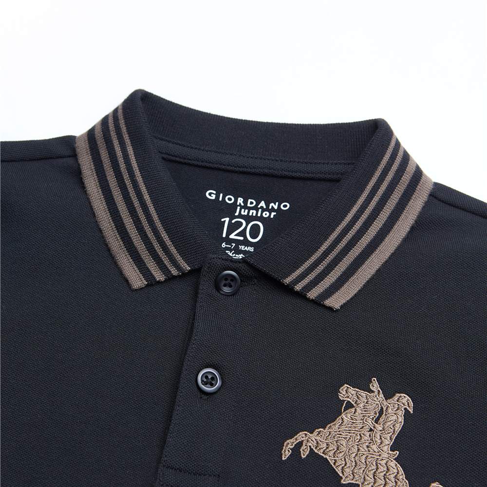 Junior's Slim Fit Napoleon Signature Polo - Giordano Online