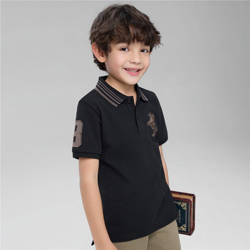 Junior's Slim Fit Napoleon Signature Polo - Giordano Online